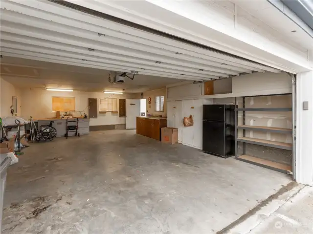 2 Car Garage with plenty of room for Storage