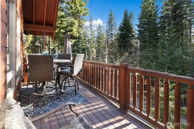 Enjoy the sunshine from the deck located off of the main level.