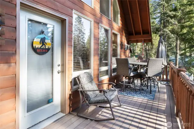 This is the perfect spot to end your day of outdoor fun!