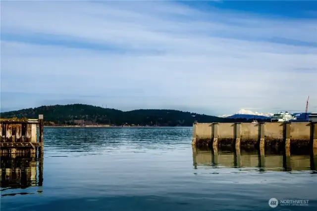 Entry way to and from marina.