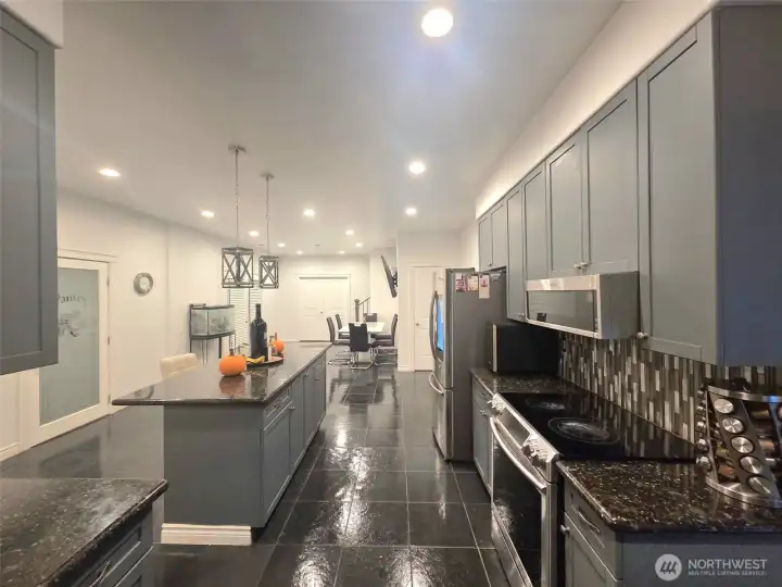 Kitchen coming in from living room