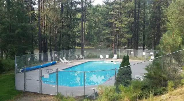 Take a dip with a view! The Ponderosa community pool offers a refreshing forest-side escape, just steps from the river and perfect for sunny summer days.