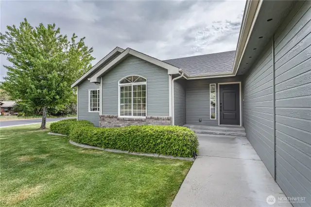 new exterior paint on corner lot