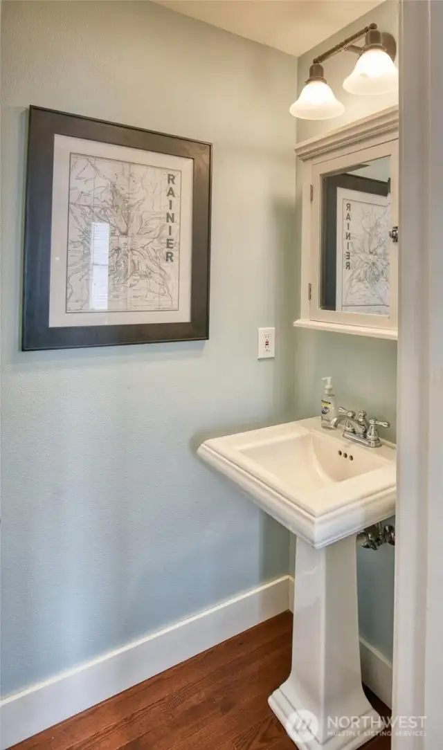 1/2 bath on main level