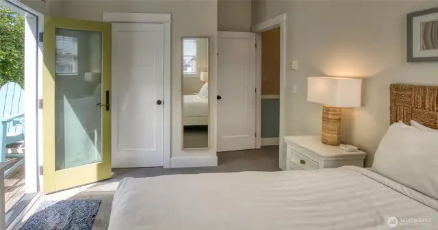 Bedroom #1 with balcony