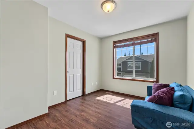 Secondary bedroom would make a great home office, craft room or whatever you choose