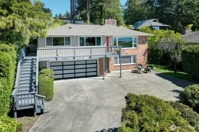 Front side of home with additional parking!