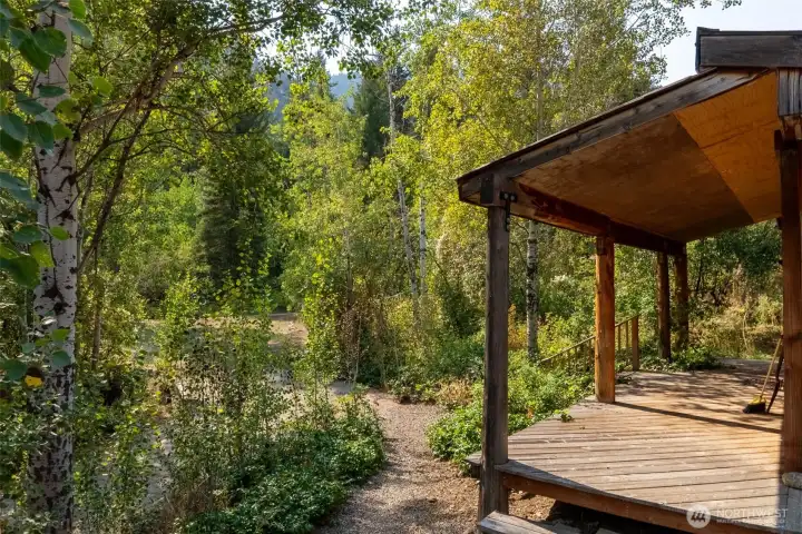 Deck on Little Cabin