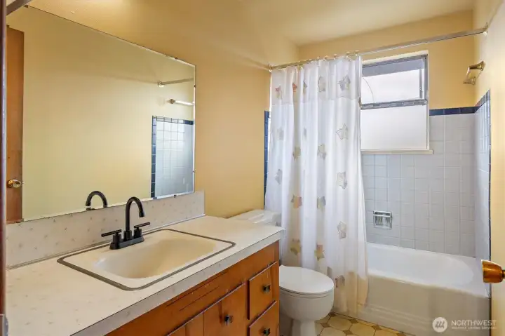 Full bath on main floor