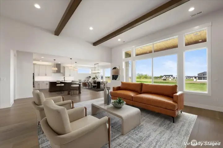 Great room beams