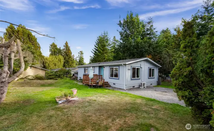 Home has 2 decks - one on each side of the home