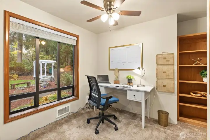 Your main floor office provides a dedicated workspace for remote work, a study area or a hobby/craft room. With five main-level rooms, you can easily tailor the layout for work, wellness or inspiration.