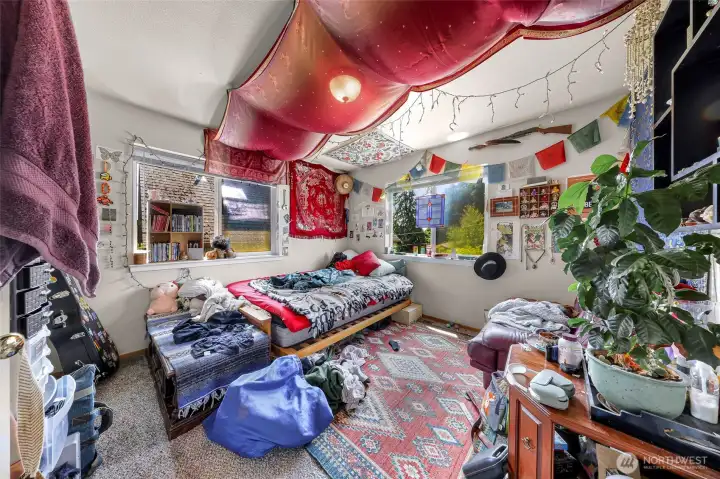 There are 4 bedrooms on the second floor of the home.