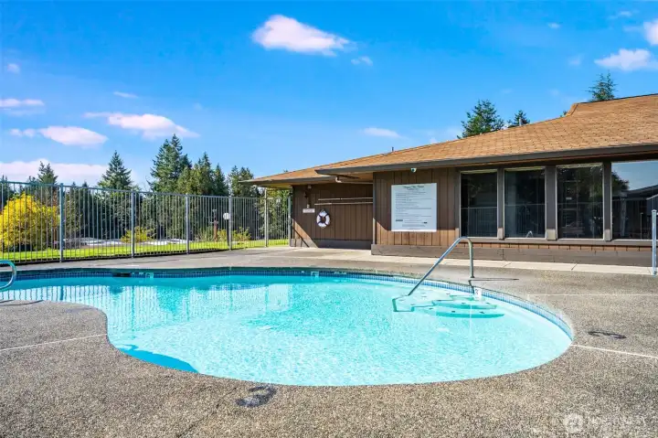 Spend the summer cooling off in the community pool!