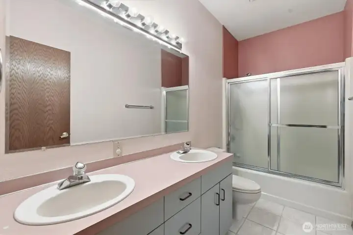 Full Bath on Lower Level