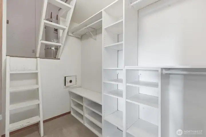 Primary Bedroom Closet w/ Built Ins