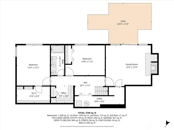 Lower Level Floor Plan