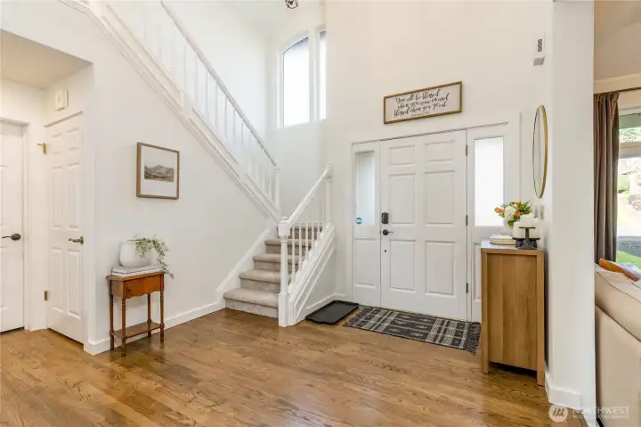 Grand, sun-drenched 2-story entry. Fresh interior paint throughout the home!