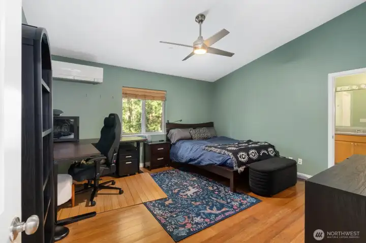 Primary Suite with walk-in closet and 5 piece ensuite bath.