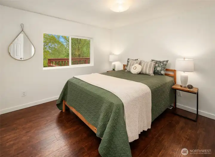 Second bedroom on west side of home. Freshly painted.