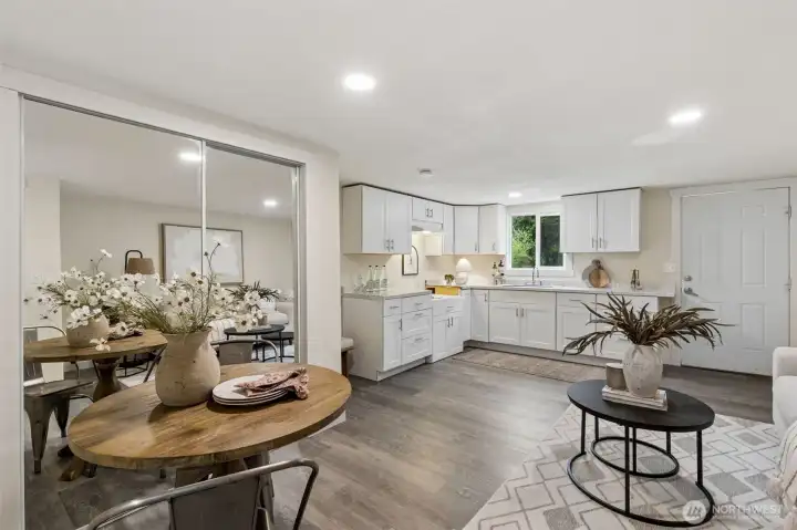 Living Room to Kitchenette