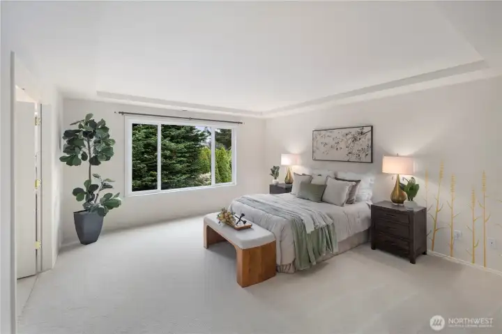 Large primary bedroom