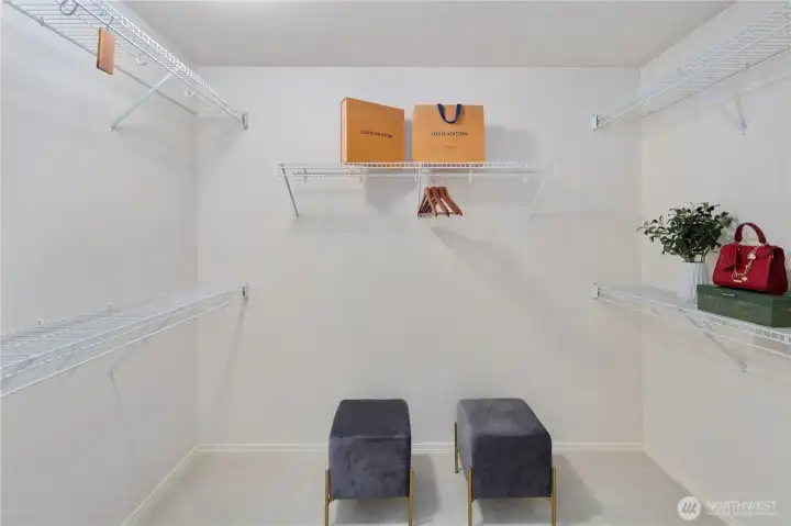 Lovely walk in closet