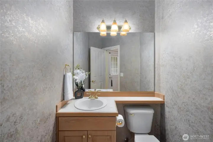 Powder room downstairs