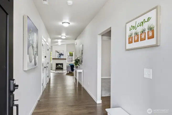 Warm & welcome entry