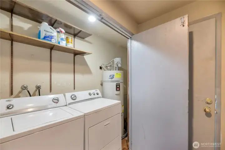 Dedicated laundry area Dedicated laundry area