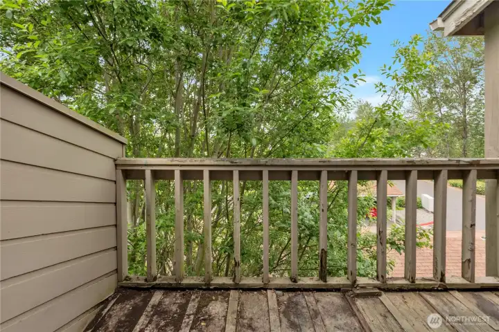 Enjoy your own outdoor space with this private deck. Enjoy your own outdoor space with this private deck.
