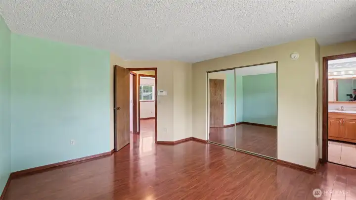 Spacious primary bedroom retreat.