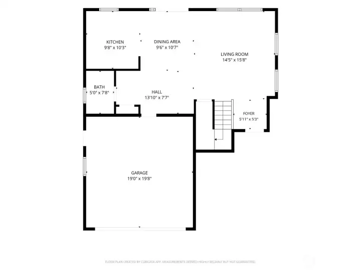 1st Floor Dimensions