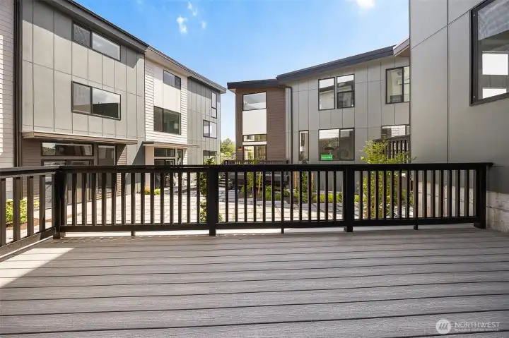 very large deck