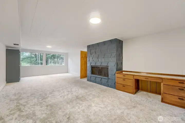 Staged downstairs living room Staged downstairs living room