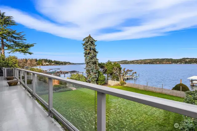 Expansive views toward north end of lake.