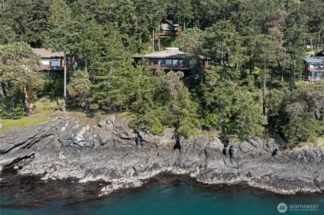 Located on the Westside with 238ft of high bank waterfront.