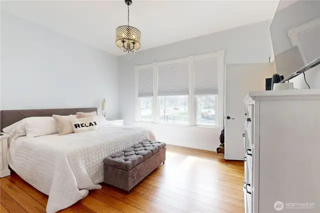 Primary suite on main floor