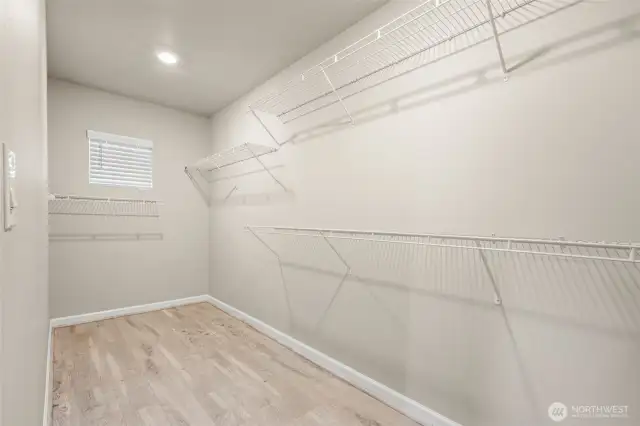 Owner's Suite, a walk-in Closet