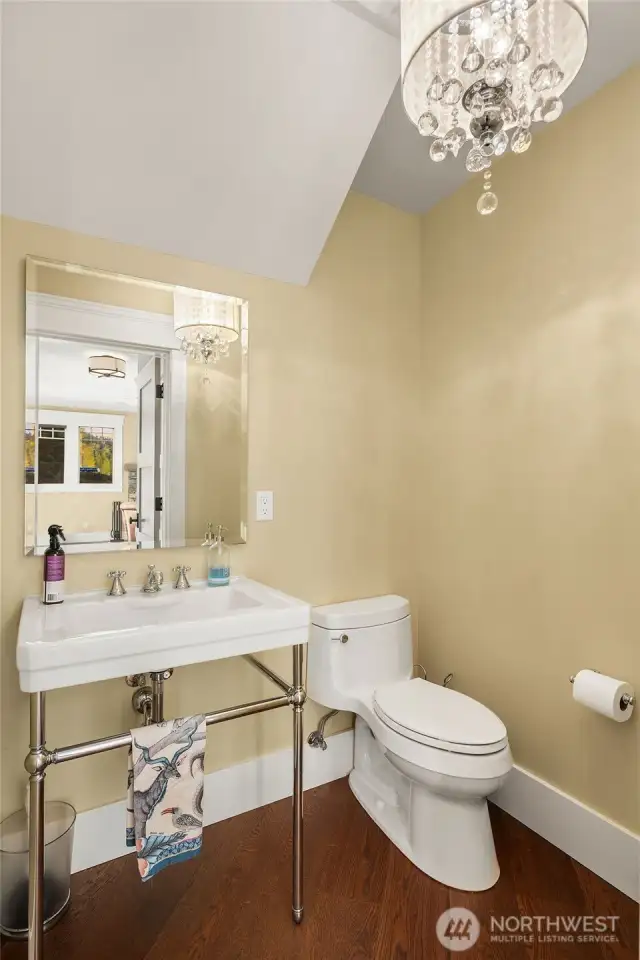 Main floor powder room