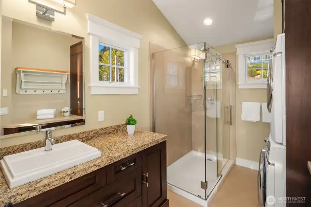 Third floor bathroom - 3/4 bath plus laundry