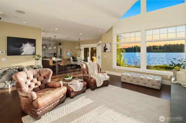 Living room - 2-stories of windows and light