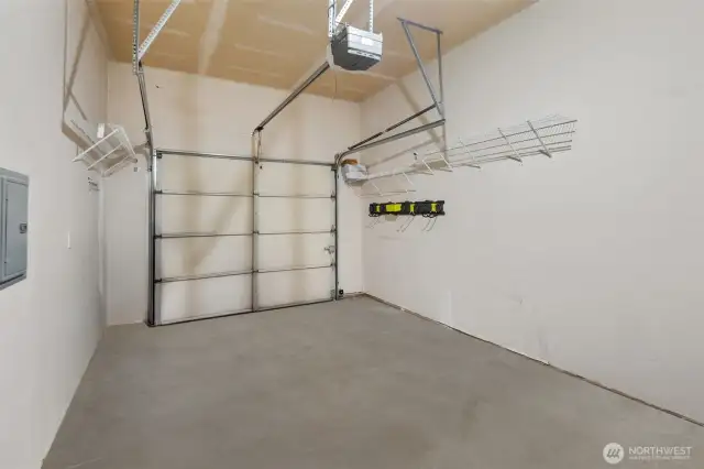 Single car Garage. There is plenty of additional parking open to everyone in the community.