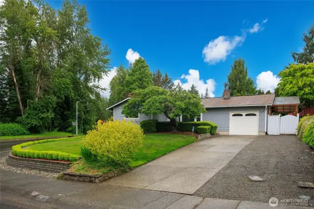 Tons of parking including space for a boat or RV (no HOA).