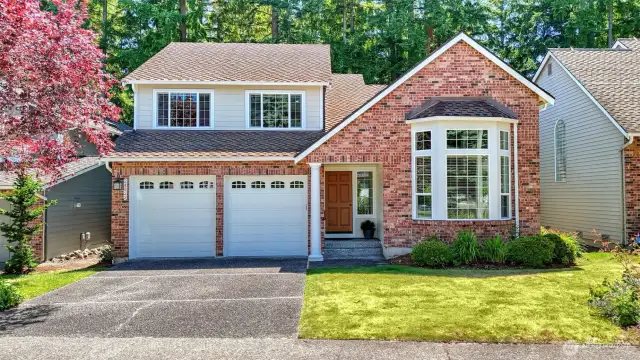 A beautifully built and styled 2-story home by the Burnstead Co.  3 bedrooms, 2 1/2 baths, lot size 5,179 sq. ft.  home size is 1,700 sq. ft.  The garage is extra large with 580 sq. ft.