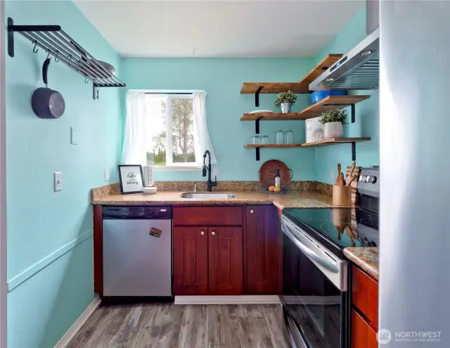 Open shelving