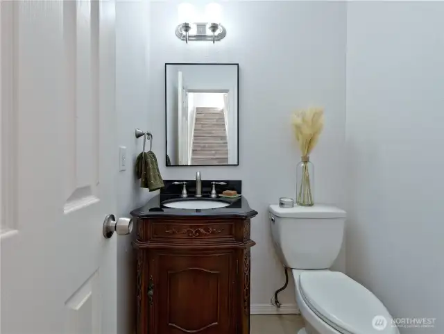 Main floor powder room