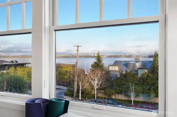 It has a great view of Bellevue.