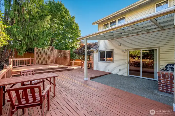 Plenty of space for a hot tub!