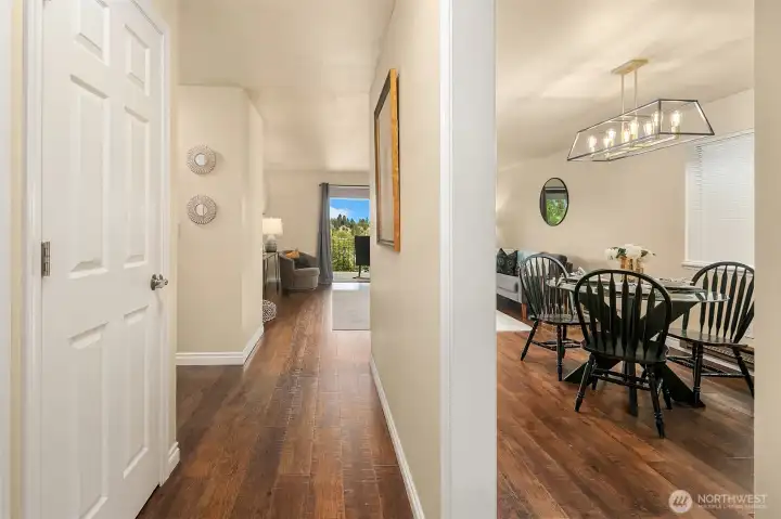 Unit has been tastefully updated, freshly painted, new flooring throughout.